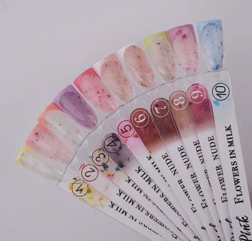 Builder gel “Flower in milk 3” “Pink”/ 15 ml image 2 Builder gel “Flower in milk 3” “Pink”/ 15 ml - Image 2