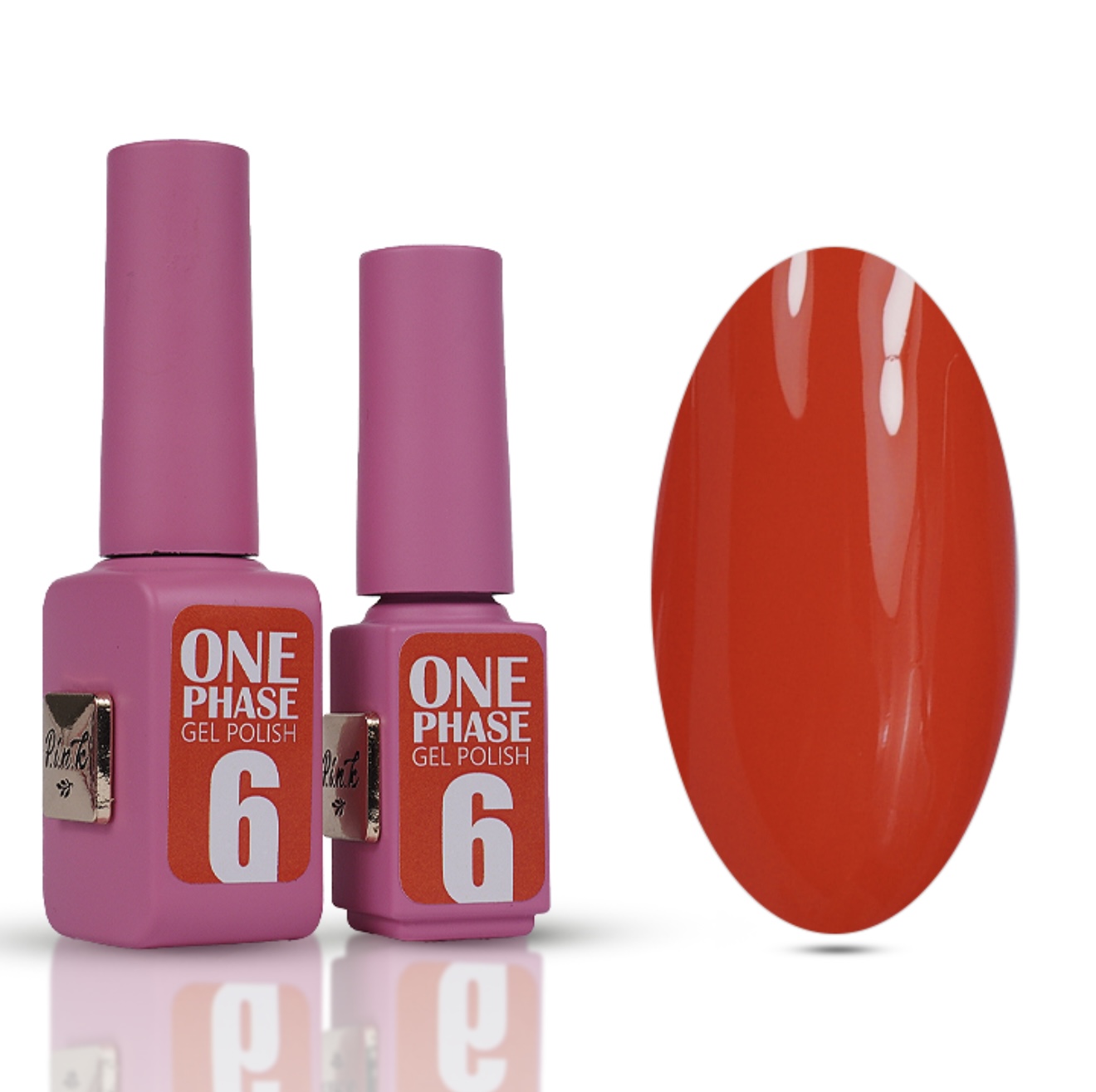 Pink gel polish One Phase №6” - jednofázový gel lak image 1 Pink gel polish One Phase №6” - jednofázový gel lak