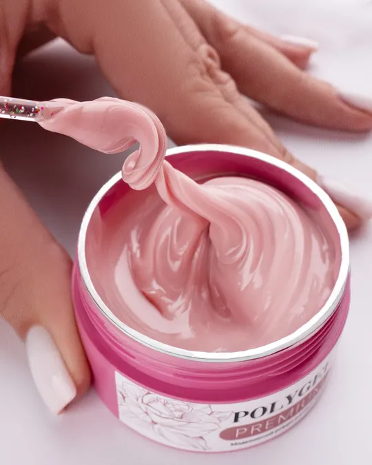 Pink Polygel Premium Rose – modelovací polygel prémiové kvality/15 ml зображення 2 Pink Polygel Premium Rose – modelovací polygel prémiové kvality/15 ml - Зображення 2