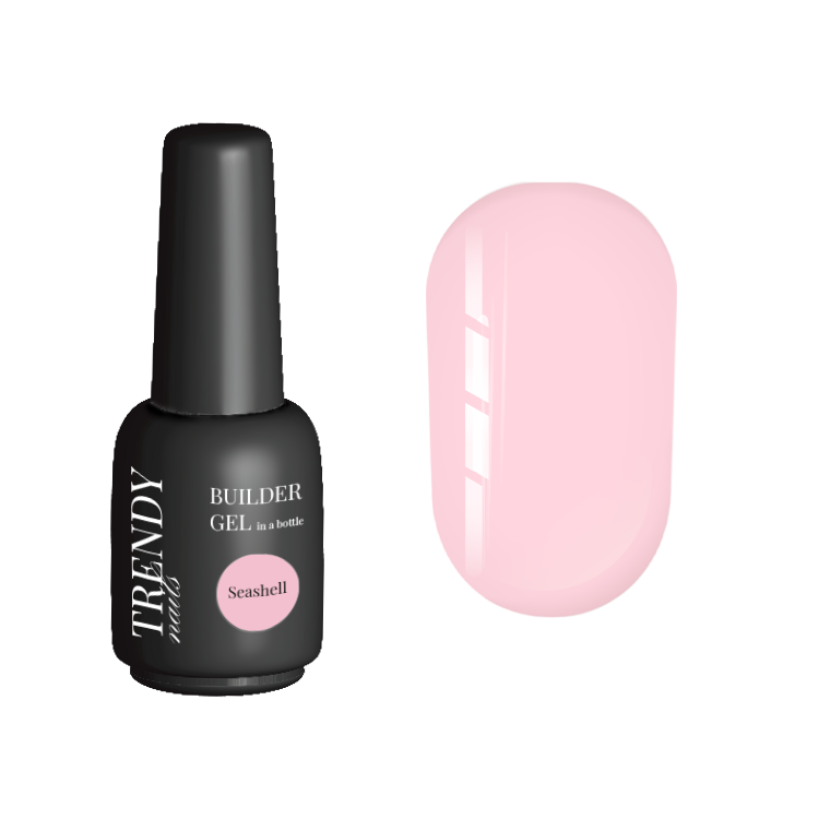 Builder gel in bottle “Seashell” Trendy nails 15 ml зображення 1 Builder gel in bottle “Seashell” Trendy nails 15 ml