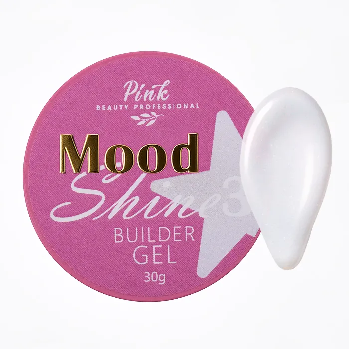 Builder gel “Mood shine 3” “Pink” 30 ml obrázok 1 Builder gel “Mood shine 3” “Pink” 30 ml