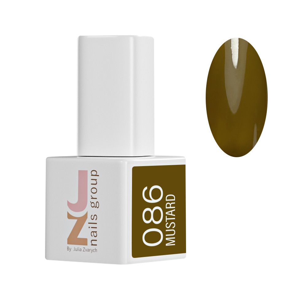 Mustard 086 JZ Nails Group 8 ml зображення 1 Mustard 086 JZ Nails Group 8 ml