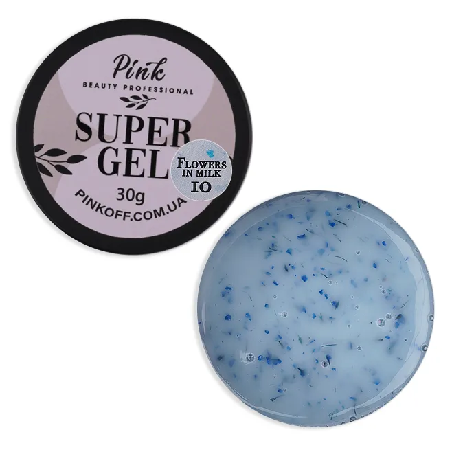 Pink Super Gel Flower Nude №10 30 ml obrázok 1 Pink Super Gel Flower Nude №10 30 ml