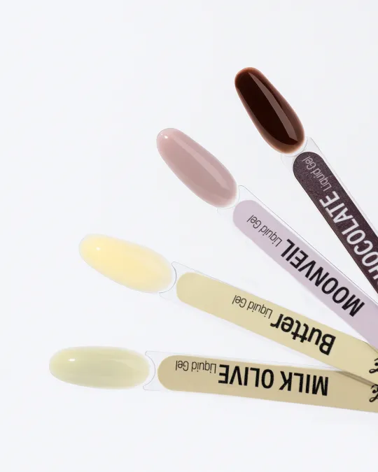 Pink „MILK Olive“ Liquid Gel – tekutý modelovací gel v odstínu mléčné olivy/15 m obrázek 4 Pink „MILK Olive“ Liquid Gel – tekutý modelovací gel v odstínu mléčné olivy/15 m - Obrázek 4