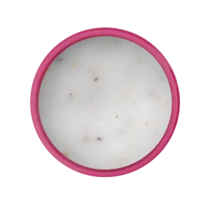 Pink Flower Gel in Milk №1 – mléčný gel se žlutými sušenými květy