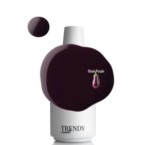 Black Purple Trendy nails