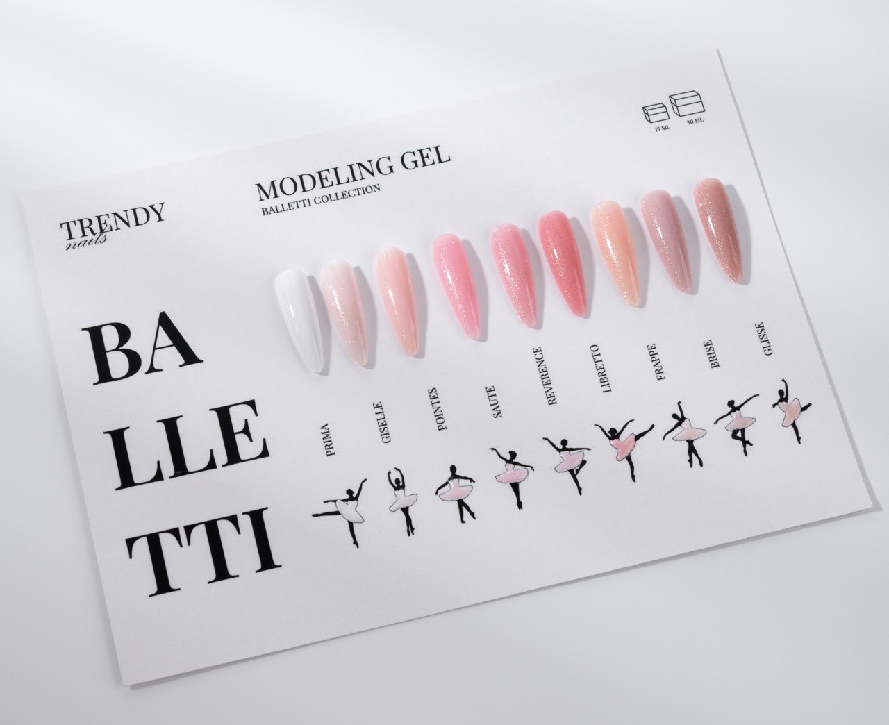 Modeling gel REVERANCE Trendy nails 15 ml obrázek 4 Modeling gel REVERANCE Trendy nails 15 ml - Obrázek 4