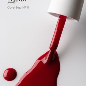 COVER BASE 118 RED Trendy nails