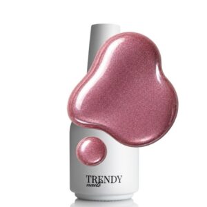 Cat eye Berry Teddy  Trendy nails