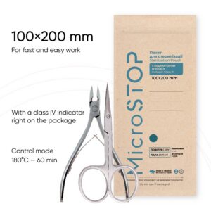 Microstop Sterilizační-kraftové sáčky Eco 100x200mm