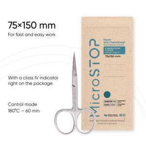 Microstop Sterilizační-kraftové sáčky Eco 75x150mm