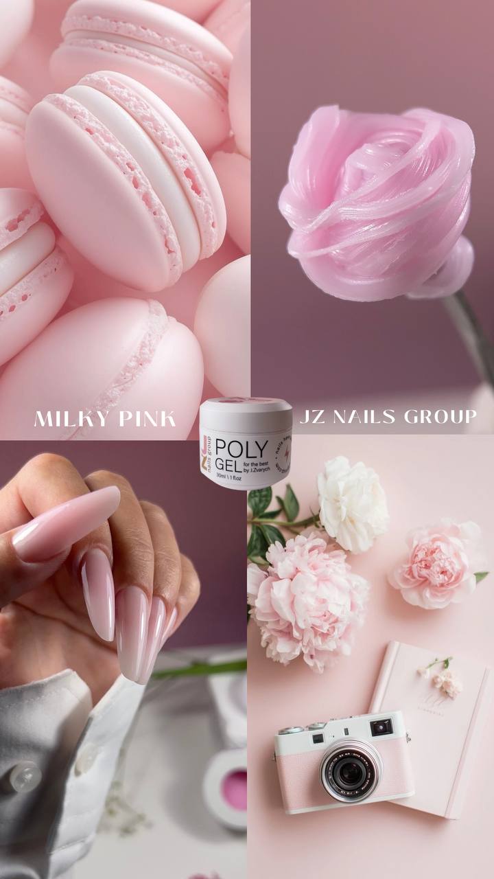 Polygel Milky pink JZ Nails Group obrázek 2 Polygel Milky pink JZ Nails Group - Obrázek 2