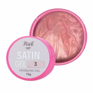 Modeling gel Satin Gel №3 – teple růžový satén Pink