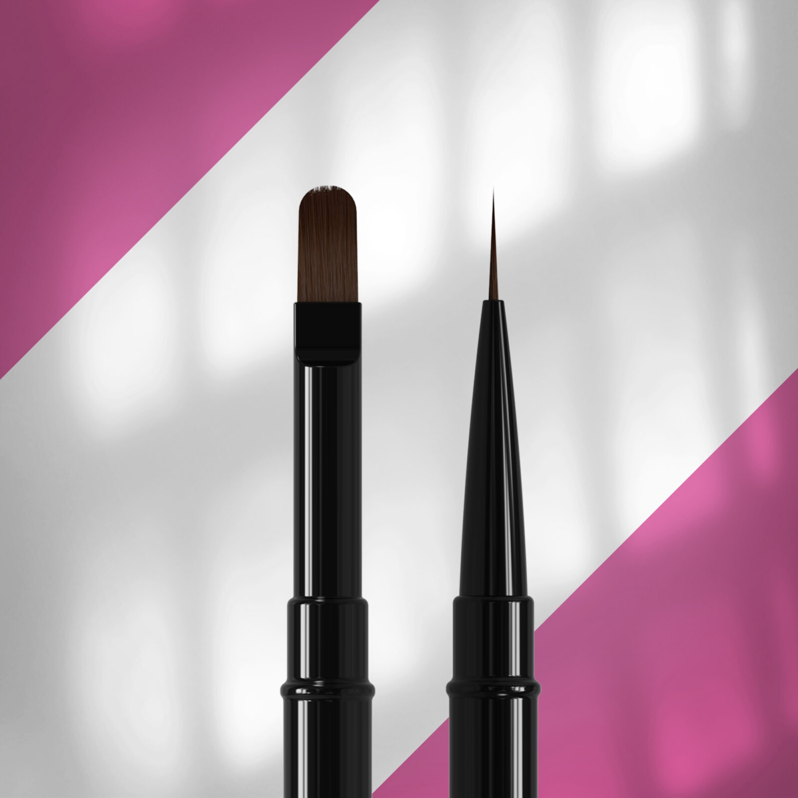 Oboustranný štětec Staleks EXPERT – liner 10 mm / na gel 11 mm obrázek 1 Oboustranný štětec Staleks EXPERT – liner 10 mm / na gel 11 mm