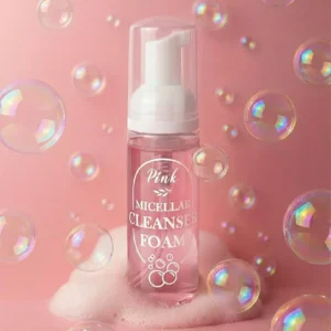 Pink Micellar Cleanser Foam – čisticí a hydratační micelární pěna pro manikúru s jemnou vůní luxusního parfému