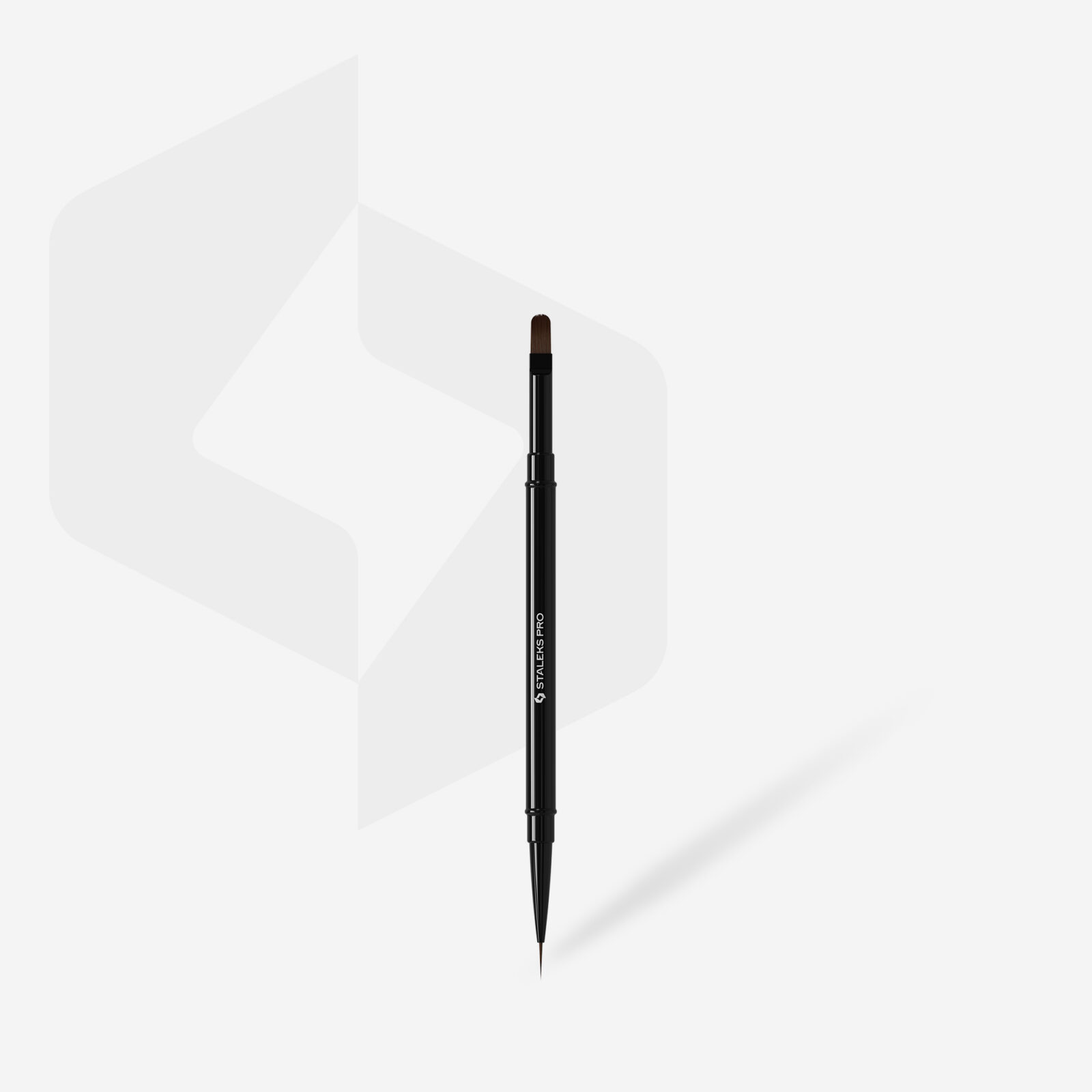 Oboustranný štětec Staleks EXPERT – liner 10 mm / na gel 11 mm obrázek 2 Oboustranný štětec Staleks EXPERT – liner 10 mm / na gel 11 mm - Obrázek 2