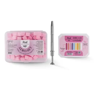 Pink Dream Ombre + Aero-Set (růžové houbičky) – sada pro vytvoření ombré efektu