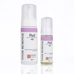 Pink FOAM REMOVER – pěnový expresní změkčovač pro pedikúru s panthenolem, močovinou a extraktem bílého čaje