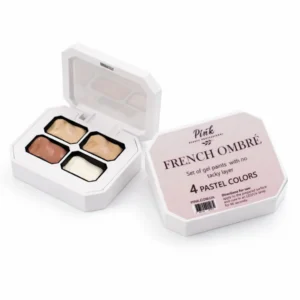 Pink “French Ombré” – gelové barvy bez výpotku pro malbu a gradient