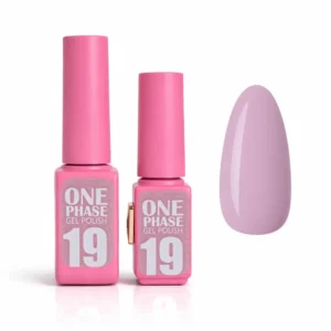Pink Gel Polish One Phase №19 – jednofázový gel lak ve světlém chladně růžovém odstínu