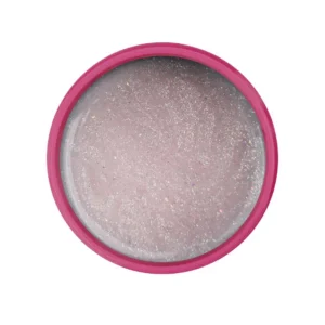 Pink Super Gel Wedding №3 – modelovací gel s třpytivým efektem ve světle růžovém odstínu