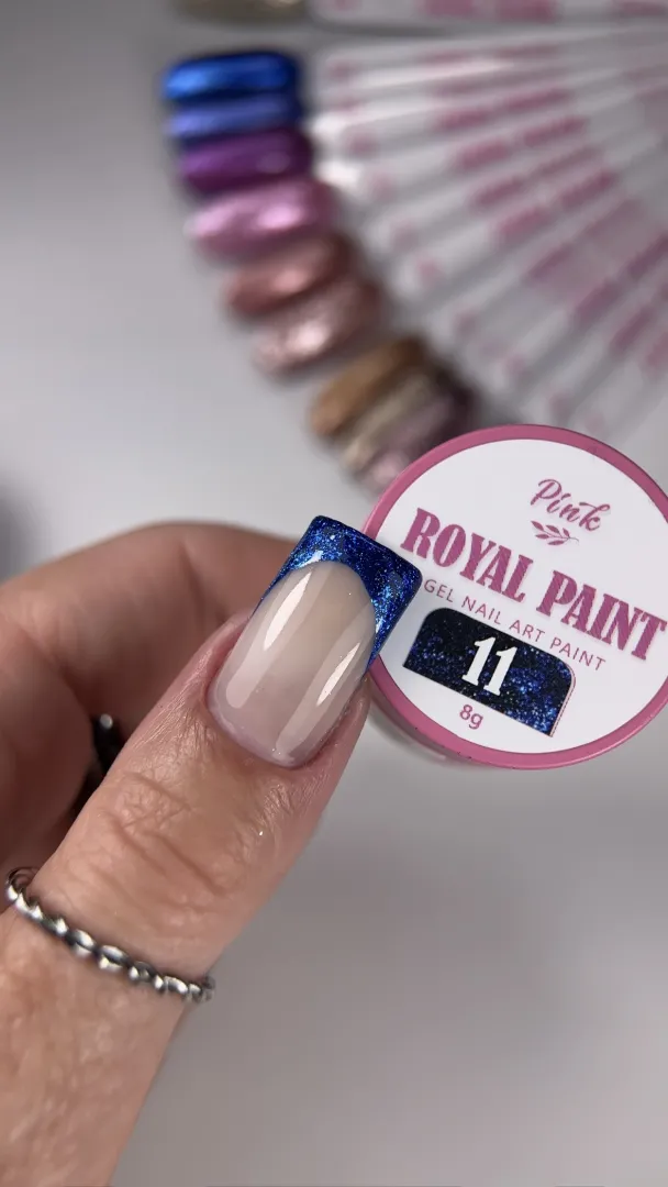 Pink Royal Paint №11 – super lesklá gelová barva s mikroglitterem obrázek 2 Pink Royal Paint №11 – super lesklá gelová barva s mikroglitterem - Obrázek 2