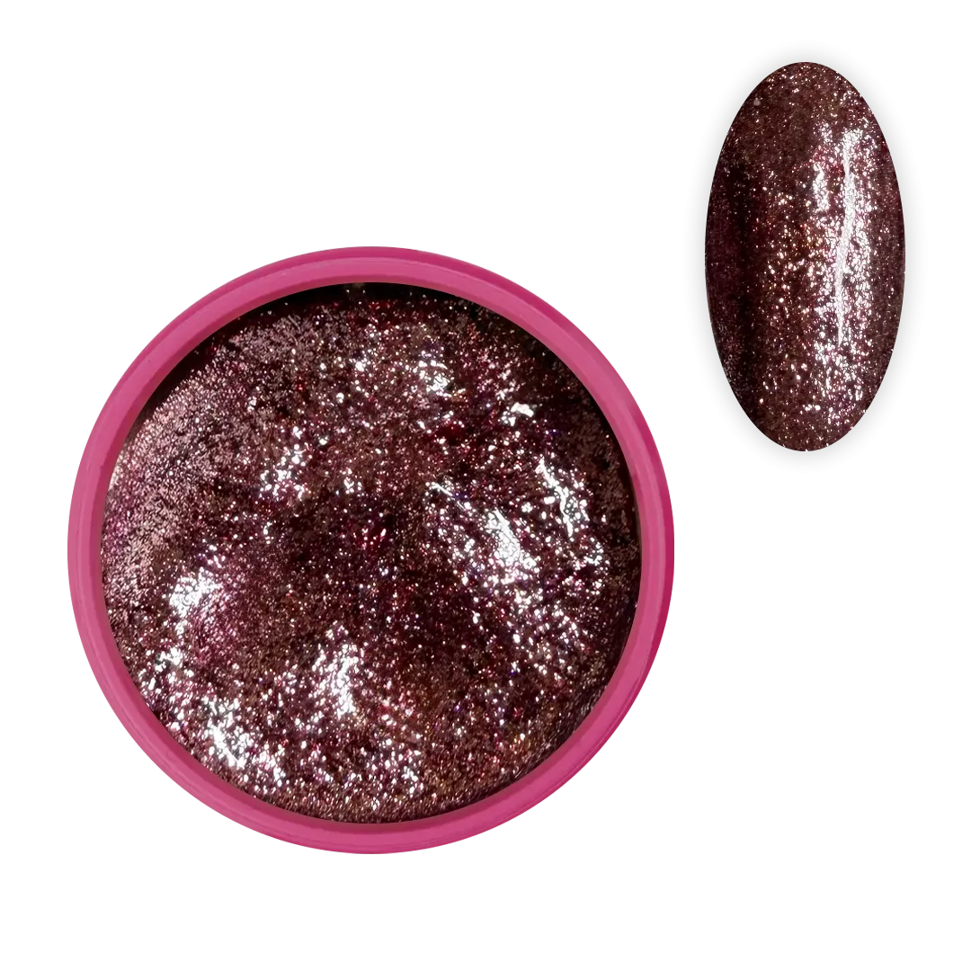 Pink Royal Paint №3 – super lesklá gelová barva s mikroglitterem image 1 Pink Royal Paint №3 – super lesklá gelová barva s mikroglitterem