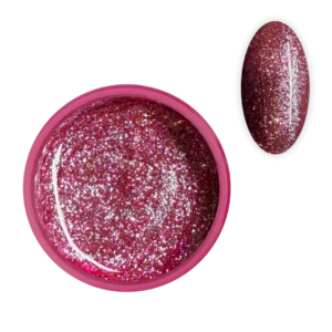 Pink Royal Paint №8 – super lesklá gelová barva s mikroglitterem
