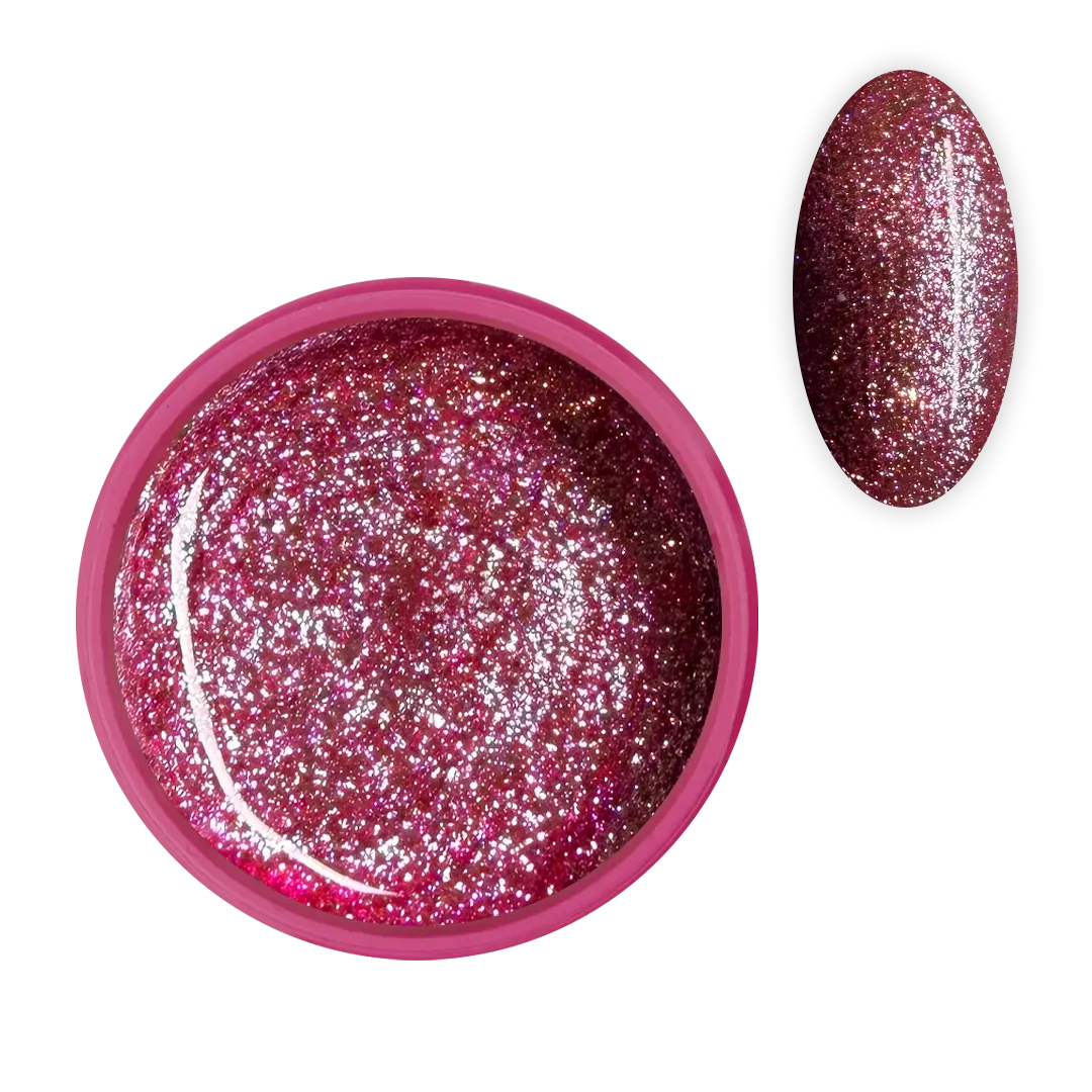 Pink Royal Paint №8 – super lesklá gelová barva s mikroglitterem obrázek 1 Pink Royal Paint №8 – super lesklá gelová barva s mikroglitterem