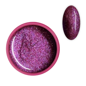 Pink Royal Paint №9 – super lesklá gelová barva s mikroglitterem