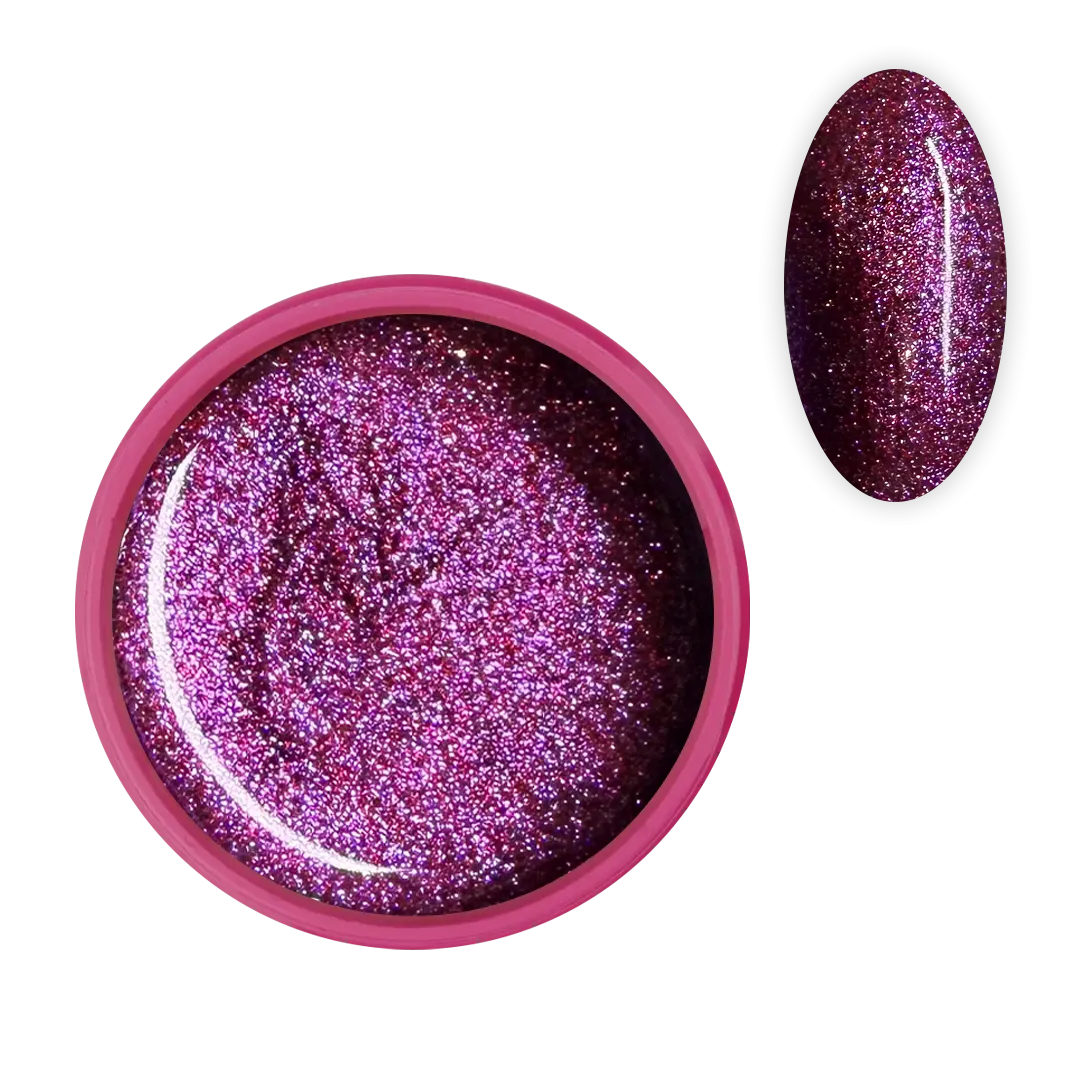 Pink Royal Paint №9 – super lesklá gelová barva s mikroglitterem image 1 Pink Royal Paint №9 – super lesklá gelová barva s mikroglitterem