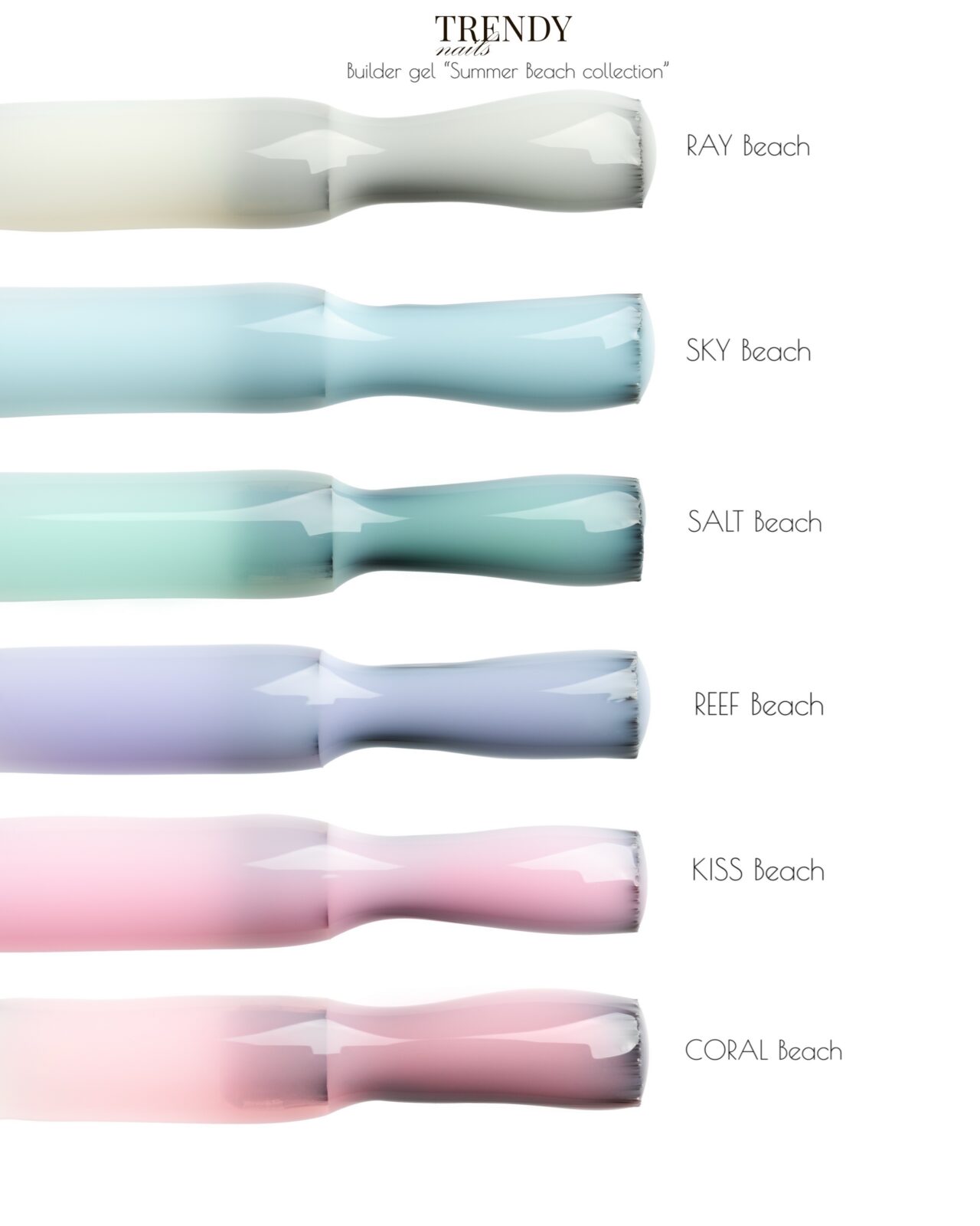 Builder hard gel CORAL BEACH Trendy nails obrázok 4 Builder hard gel CORAL BEACH Trendy nails – Obrázok 4
