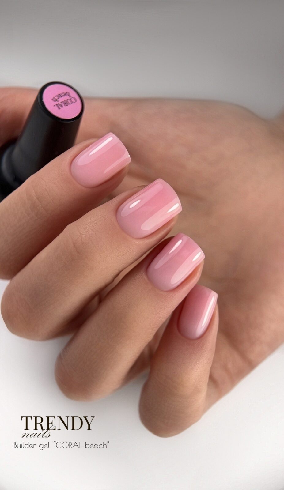 Builder hard gel CORAL BEACH Trendy nails obrázok 2 Builder hard gel CORAL BEACH Trendy nails – Obrázok 2