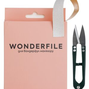 Wonderfile File Tape – brusná páska na pilník 160 × 18 mm, 7 m + nůžky