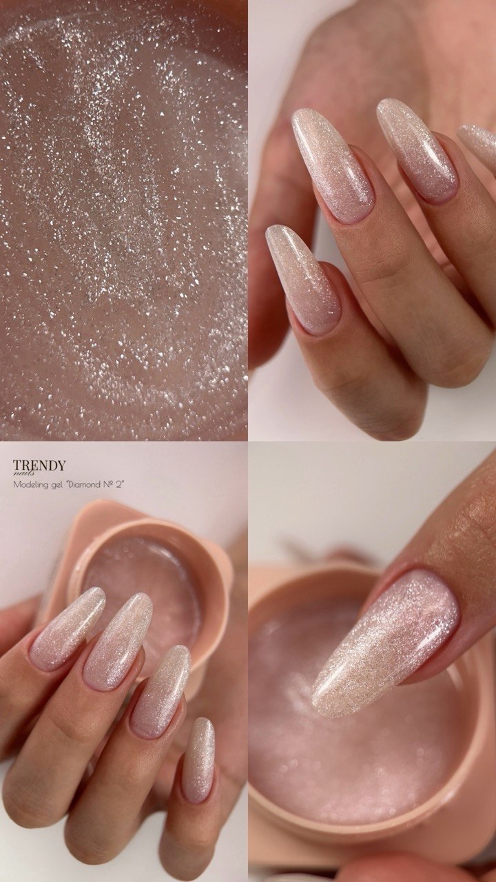 Modeling gel DIAMOND 2 Trendy nails image 4 Modeling gel DIAMOND 2 Trendy nails - Image 4