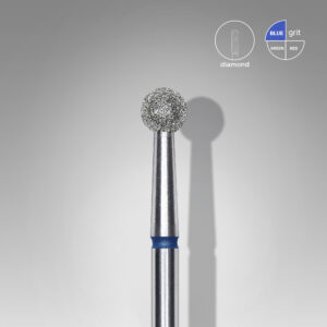 STALEKS EXPERT – diamantová fréza kulička, modrá, průměr 4 mm
